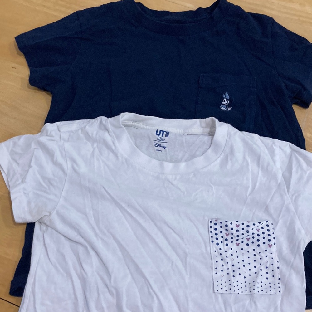 Bundle of two Uniqlo Disney tees